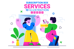 10 Subscription Box Services Illustration Product Image 1