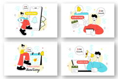 10 Subscription Based Living Illustration Product Image 3
