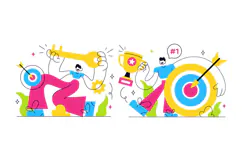5 Success Vector Illustration Product Image 2