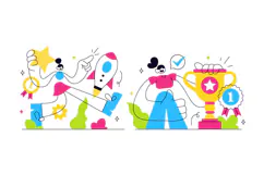 5 Success Vector Illustration Product Image 3