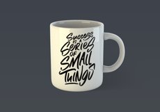 Success is a Series of Small Things Motivational Quote Design for Mug TShirt or Poster