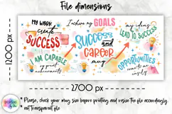 Success & Career Affirmation Mug Wrap, Inspirational Mug Product Image 2