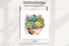 Succulent Flower Pot Floral Wreath Clipart PNG Scrapbooking Nursery Watercolor Transparent wedding invitation shirt designs sublimation printable digital bloom watercolor Succulent, flowers pot clipart, floral sublimation nursery, spring, wedding invitati
