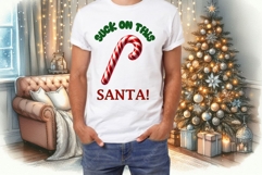 Suck On This Santa Funny Christmas Sublimation PNGs Product Image 1