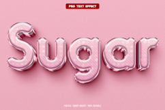Sugar 3D editable text effect Product Image 1
