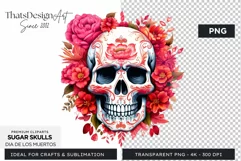 Sugar Skull Day of the Dead PNG Clipart Product Image 1