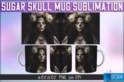 Day of the Dead Sugar Skull Mug Sublimation|Mug Wrap v.2 Product Image 4