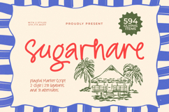 Sugarhare - Playful Marker Script Product Image 1