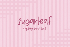Sugarleaf Sans Font Product Image 1