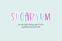 Sugaryum Serif Product Image 1