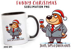 Funny Christmas Quote Clipart Sublimation PNG Product Image 12