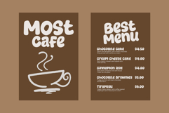 Suka Cofe - Display Food Font Product Image 3