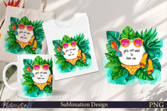 Funny Quote Sublimation | Hello Summer | girls just want to Product Image 1