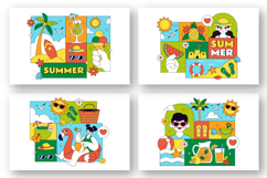 10 Summer Vacation Illustration Product Image 2