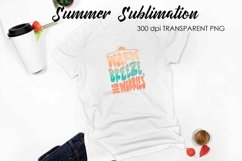 Summer Sublimation | Summer Vibes PNG | T-Shirt Design v.1 Product Image 1