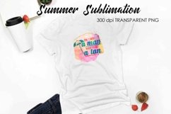 Summer Sublimation | Summer Vibes PNG | T-Shirt Design v.1 Product Image 1