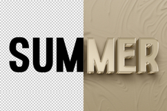 Summer 3D editable text effect Product Image 2