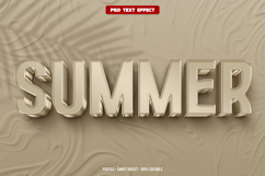 Summer 3D editable text effect Product Image 1