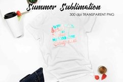 Summer Sublimation | Summer Vibes PNG | T-Shirt Design v.2 Product Image 1