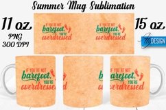 Summer Mug Sublimation | 11 Oz 15 Oz Mug | Mug Wrap Template Product Image 1