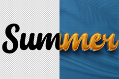 Summer 3D editable text effect Product Image 2