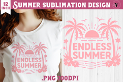 Summer sea Sublimation | Flip, Flop season, beach quote Product Image 1