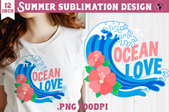 Summer sea Sublimation | Ocean love, beach quote Product Image 1