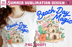 Summer sea Sublimation | Beach day magic, beach quote Product Image 1