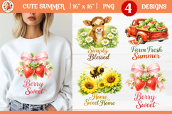 Cute summer farmhouse PNG Sublimation Product Image 1