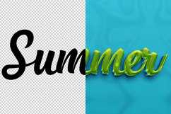 Summer 3D editable text effect Product Image 2