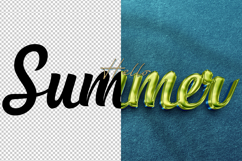 Summer 3D editable text effect Product Image 2