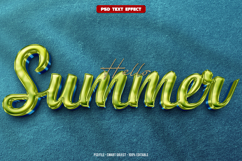 Summer 3D editable text effect Product Image 1
