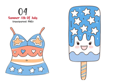 Summer 4th Of July Png Clipart Product Image 1