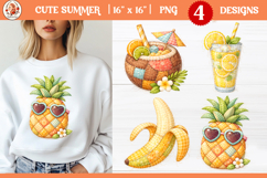 Summer Faux Quilted Patchwork Fruit Sublimation Bundle Product Image 4