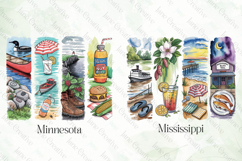 Summer 50 States Brushstroke USA Bundle Product Image 2