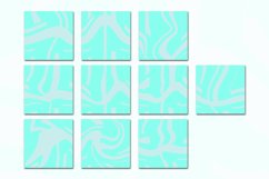Summer Abstract 17 Mint Digital Paper Background Product Image 2