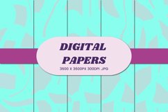 Summer Abstract 20 Mint Digital Paper Background Product Image 1
