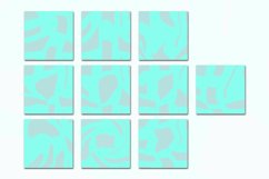 Summer Abstract 20 Mint Digital Paper Background Product Image 2