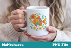 Tropical Fish Clipart | Floral Ocean Animal PNG Design Product Image 3