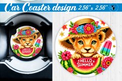 Car Coaster | Summer | Animals coaster Product Image 1