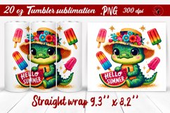 Summer Animals tumbler | Animals with glitter Product Image 1