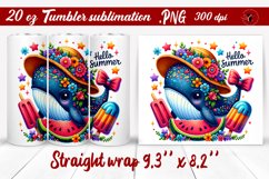 Summer Animals tumbler | Animals with glitter Product Image 1