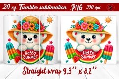 Summer Animals tumbler | Animals with glitter Product Image 1