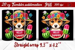 Summer Animals tumbler | Animals with glitter Product Image 1