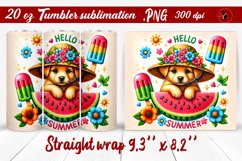 Summer Animals tumbler | Animals with glitter Product Image 1