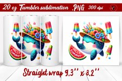 Summer Animals tumbler | Animals with glitter Product Image 1