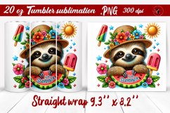 Summer Animals tumbler | Animals with glitter Product Image 1