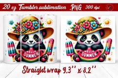 Summer Animals tumbler | Animals with glitter Product Image 1