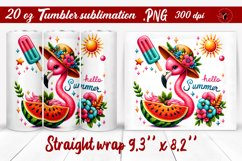 Summer Animals tumbler | Animals with glitter Product Image 1