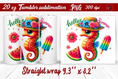 Summer Animals tumbler | Animals with glitter Product Image 1